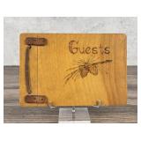 Folk Art Wood Photo Album