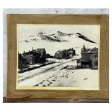 East Side Helena Montana Cabinet Card Photo