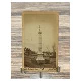 Soldiers Monument Davenport Iowa CDV Photo