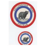 Yellowstone Park Hotel Luggage Travel Decals
