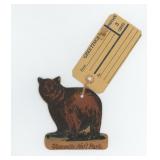 Yosemite National Park Leather Bear Postcard