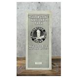 1924 Yellowstone National Park Auto Map & Rules