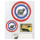 Yellowstone Park Hotel Luggage Travel Decals