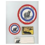 Yellowstone Park Hotel Luggage Travel Decals
