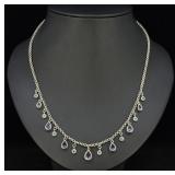 Sterling Silver Amethyst Necklace