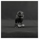 Carved Coal Owl