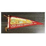 Vista House Crown Point Oregon Souvenir Pennant