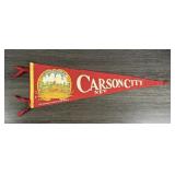 Carson City Nevada Souvenir Pennant