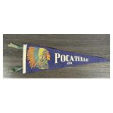 Pocatello Idaho Souvenir Pennant