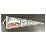Pikes Peak Colorado Souvenir Pennant