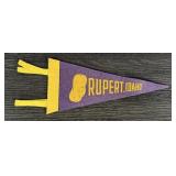 Rupert Idaho Souvenir Pennant