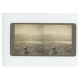 Death Valley Gold Mining Stereoview