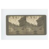 Dated Stereoview of Canyon CA Gold Mining