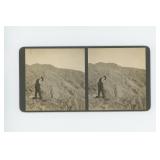 Gold Prospecting Funeral Mountains Stereoview