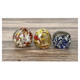 Group Of Murano Art Glass Paperweights