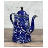 Blue Graniteware Frontier Coffee Pot