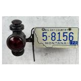 Ford Model T Kerosene Lamp License Plate Bracket