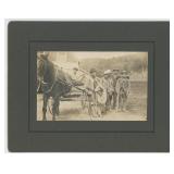 1913 Jackson New Hampshire Fishermen Cabinet Card