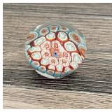 Millefiori Art Glass Paperweight