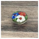 Art Glass Flower Paperweight