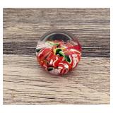 Millefiori Scramble Art Glass Paperweight