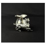 Colonial Dog Silverplate Toothpick Holder