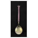 David Anderson Sterling Silver Enamel Spoon