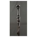 Folk Art Ebony Black Americana Walking Stick Cane
