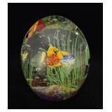 Murano Art Glass Fish Aquarium Paperweight