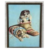 Josephine Crumrine Husky Puppies Print