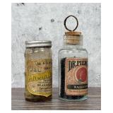 Pair Of Early Snake Oil Cure Bottles