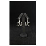 Sterling Silver Butterfly Earrings