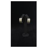 Navajo 14K Gold Sterling Silver Earrings