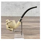 Nude Woman Clay Smoking Pipe