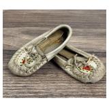Native American Indian Beaded Children Moccasins