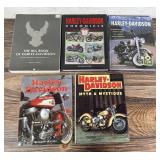 Group Of Harley Davidson Books