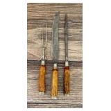 Boker Tree Brand Stag Horn Handle Carving Set