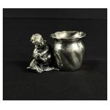 Derby Silverplate Toothpick Holder