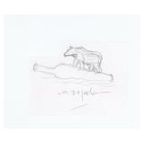 Monte Dolack Original Pencil Sketch