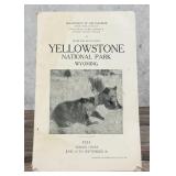 1923 Yellowstone National Park Rules & Regulations