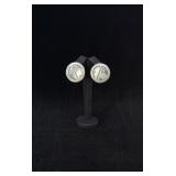 Hopi Indian Sterling Silver Earrings