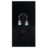 Navajo Sterling Silver Turquoise Earrings