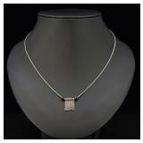 Jewish Hebrew Sterling Silver Necklace