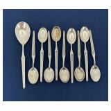 Danish Sterling Silver Spoon Set