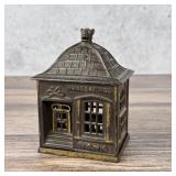 1891 Cast Iron Home Savings Bank JE Stevens