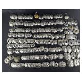 Large Group Of Assorted Cowboy Bridle Conchos