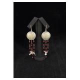 Navajo Beaded Hummingbird Earrings