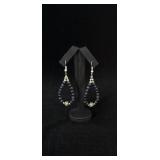 Navajo Beaded Hoop Earrings