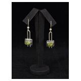 Charles Skiera Sterling Silver Peridot Earrings