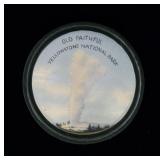 Yellowstone Park Old Faithful Paperweight
